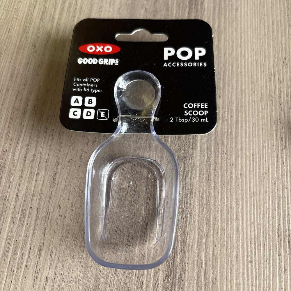 New OXO Good Grips POP Container 2Tbsp Scoop, Clear